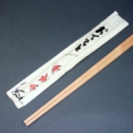 Single-use chopsticks, maker unknown, 1990s. Wood, paper and ink. Collection, Katherine C. Grier. This particular set of chopsticks came from Chop Suey Louie's, a popular lunch spot near the University of Utah campus.